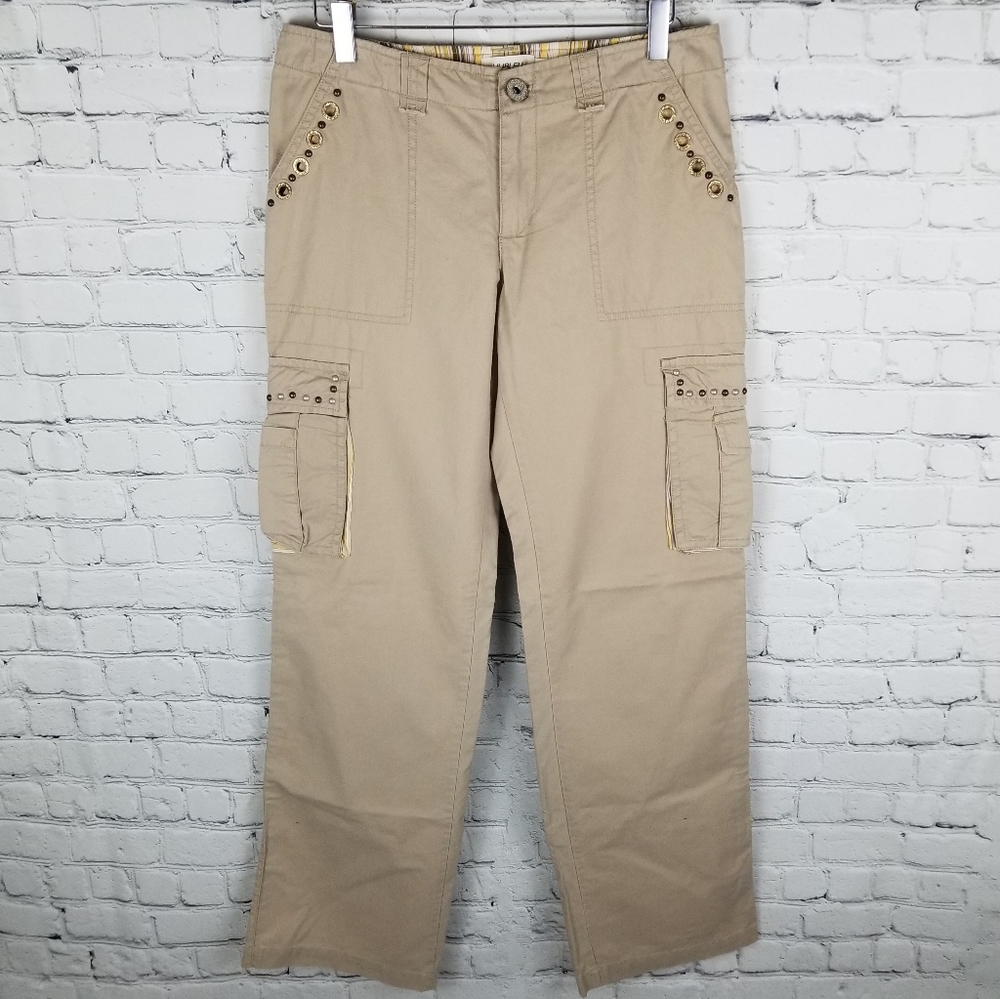 LILIBLEU | cargo pocket straight leg pants
